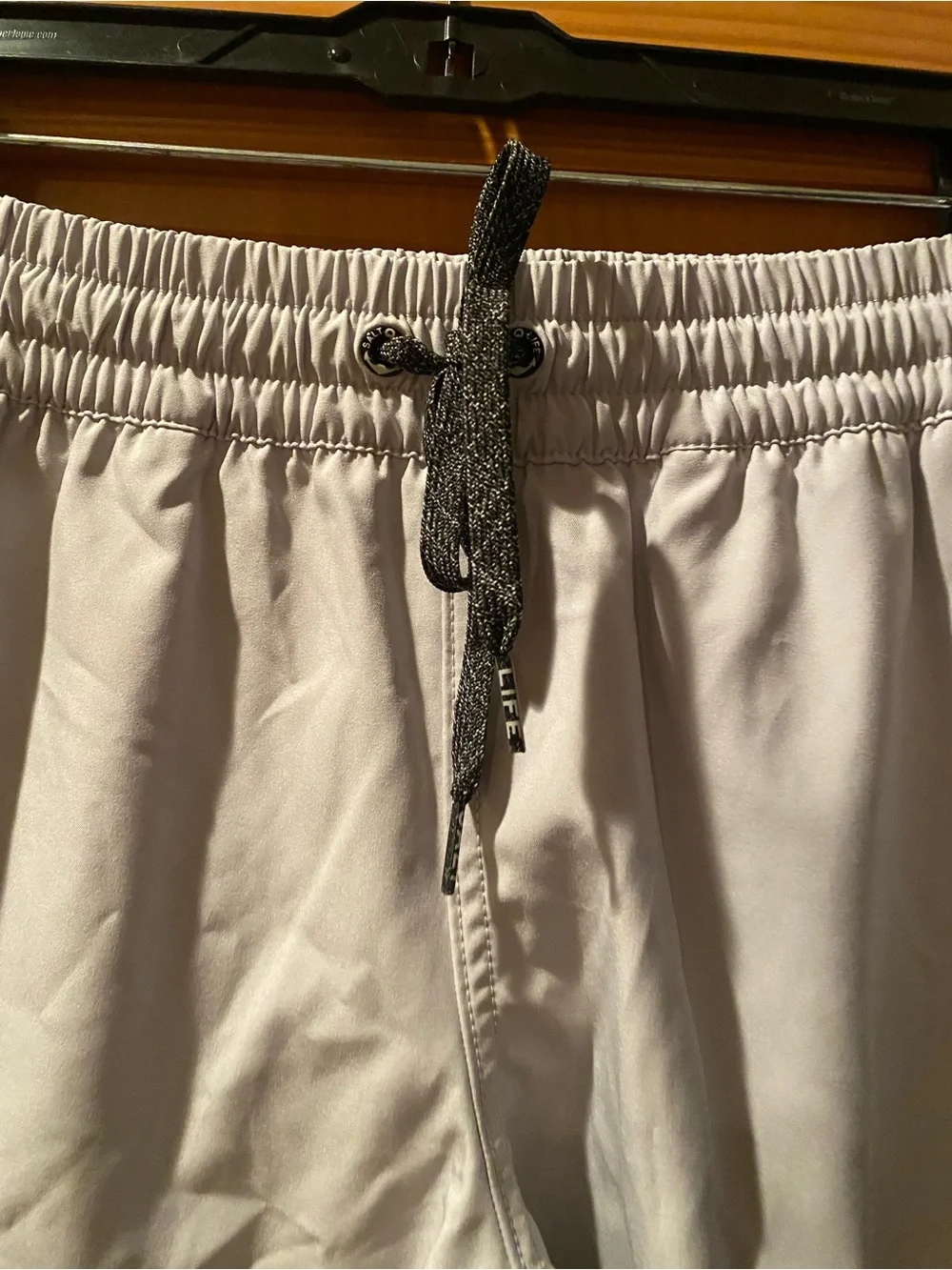 Salt Life Women's Light Gray Athletic Drawstring Shorts NWOT